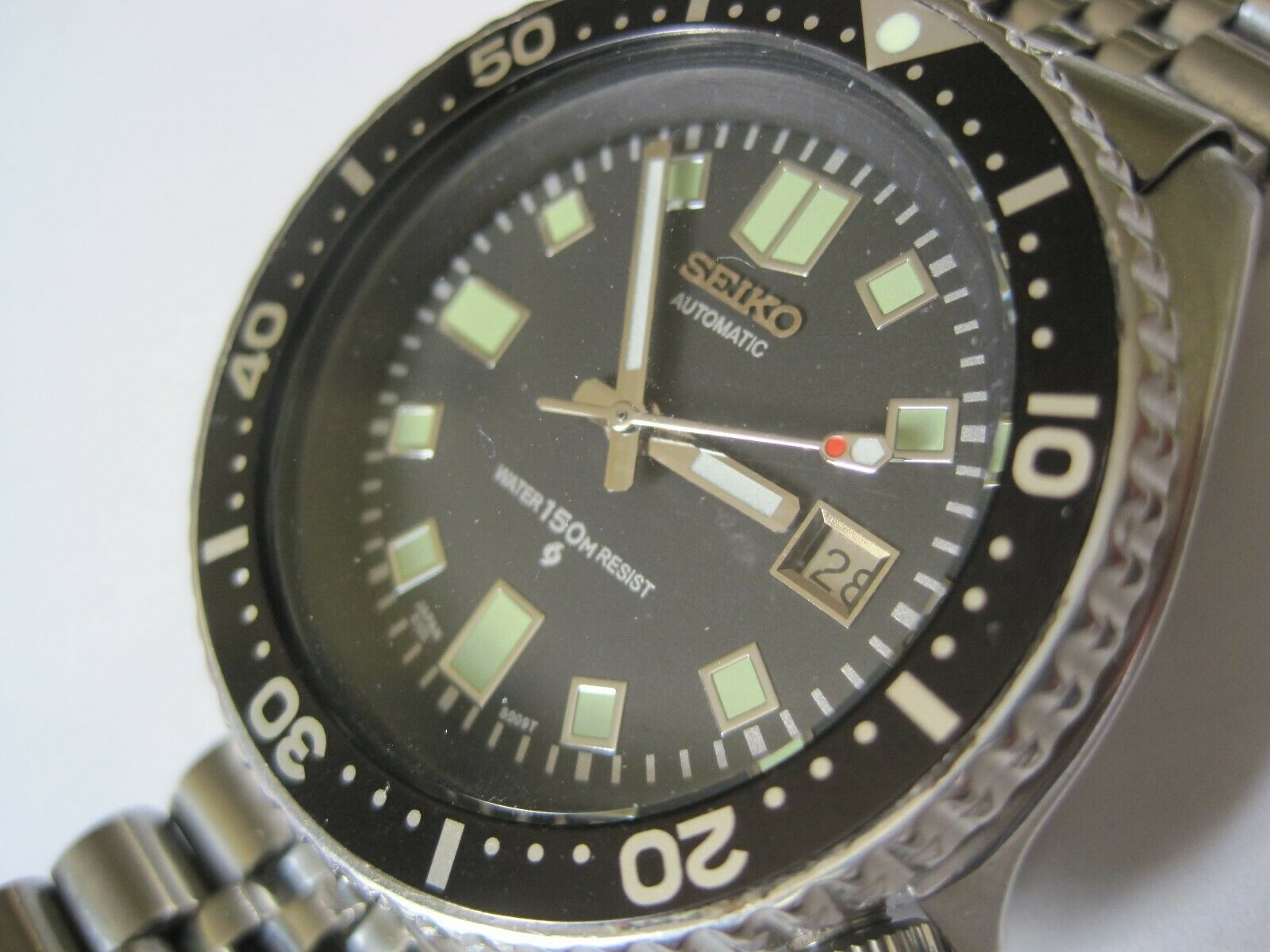 SEIKO 150M AUTO MECHANICAL SCUBA DIVER DAY/DATE MENS WATCH 7002-7000 ...