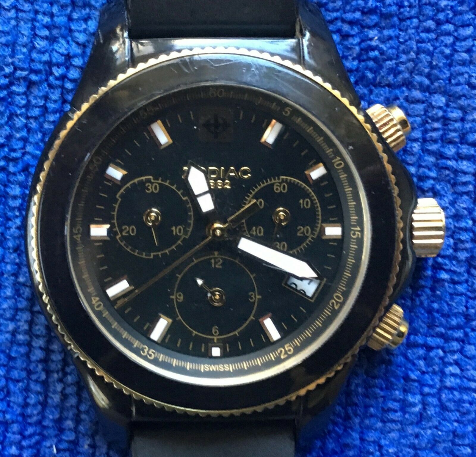 Zodiac Air Dragon ZS7629 Men's Chronograph Watch Mother Of