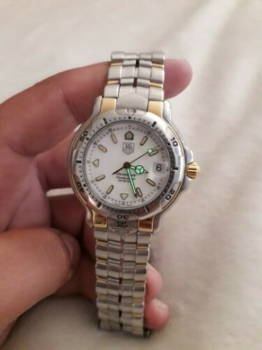 Tag Heuer 6000 chronometer WH5151 18k gold and stainless steel