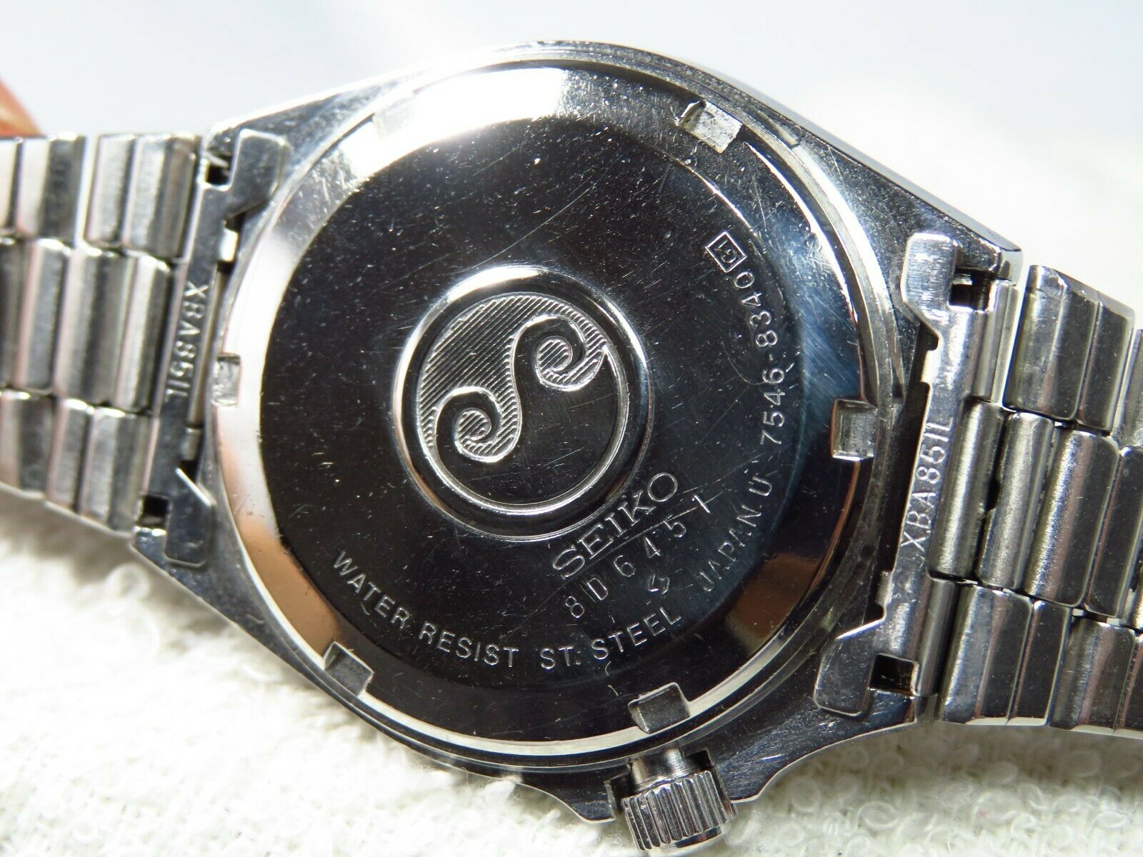 Vintage 1978 SEIKO Silver Wave QUARTZ watch { 7546 - 8340