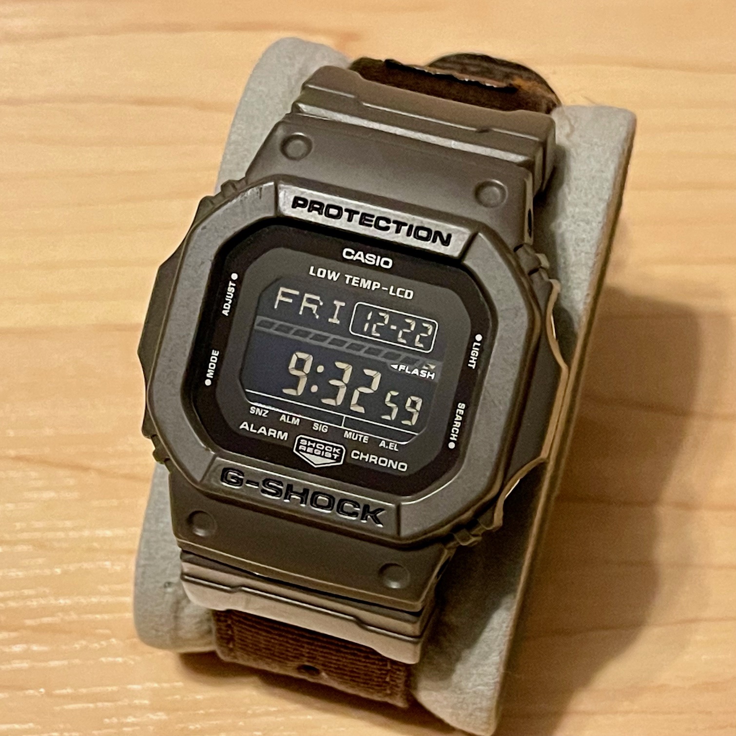G-SHOCK GLS-5600CL-5JF ブラウン WTS] Casio G-Shock GLS-5600CL-5 G-Lide Low Temp Resistance Brown