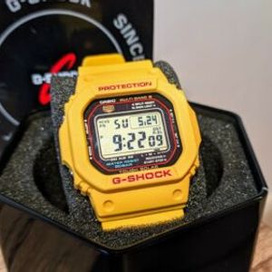 Casio G-SHOCK GW-M5610-1ER Yellow Band and Bezel