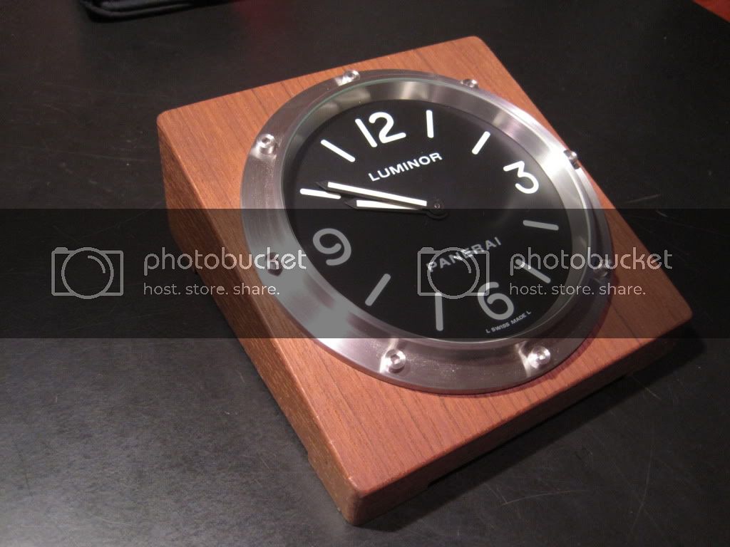 FS BNIB Panerai Desk Clock PAM 254 marc2828 WatchCharts