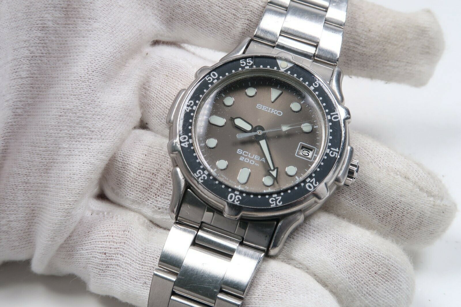 レア セイコーダイバーSCUBA 5H25-6030 200m 稼働品（SEIKO 5H25