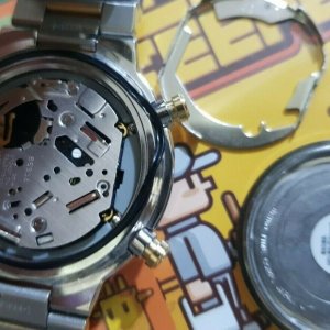 Seiko 7T59 - 6A00 1/100 Sec Sports 150 Quartz Chronograph-RARE