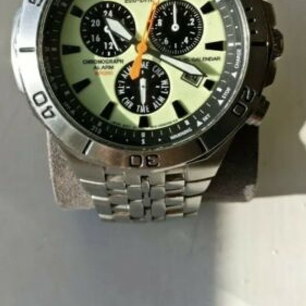CITIZEN E812S040442 FULL LUME ECO DRIVE PERPETUAL CALENDAR CHRONO