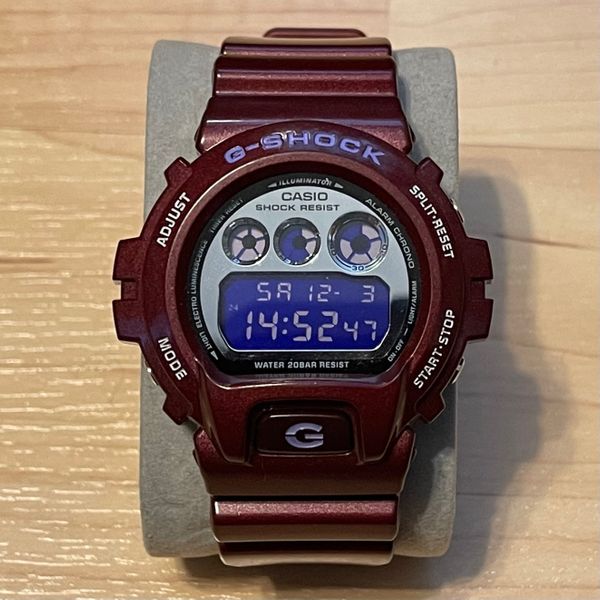 WTS] Casio G-Shock DW6900SB-4 Crazy Colors Maroon Mirrored Digital