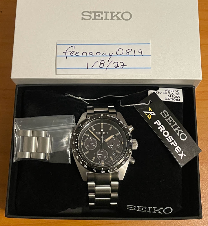 WTS] Seiko SSC819 Solar Chronograph | WatchCharts