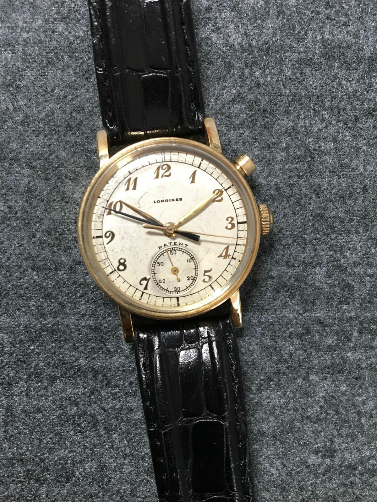 Rare Longines One Button Flyback Chronograph Ref 2507 Cal 12.68Z