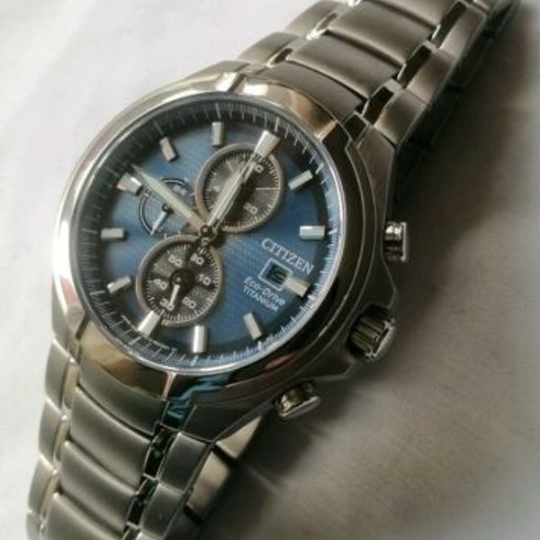 WatchCharts | Paradigm Chronograph Citizen Blue Dial Men\'s Watch Eco-Drive Marketplace CA0700-51L