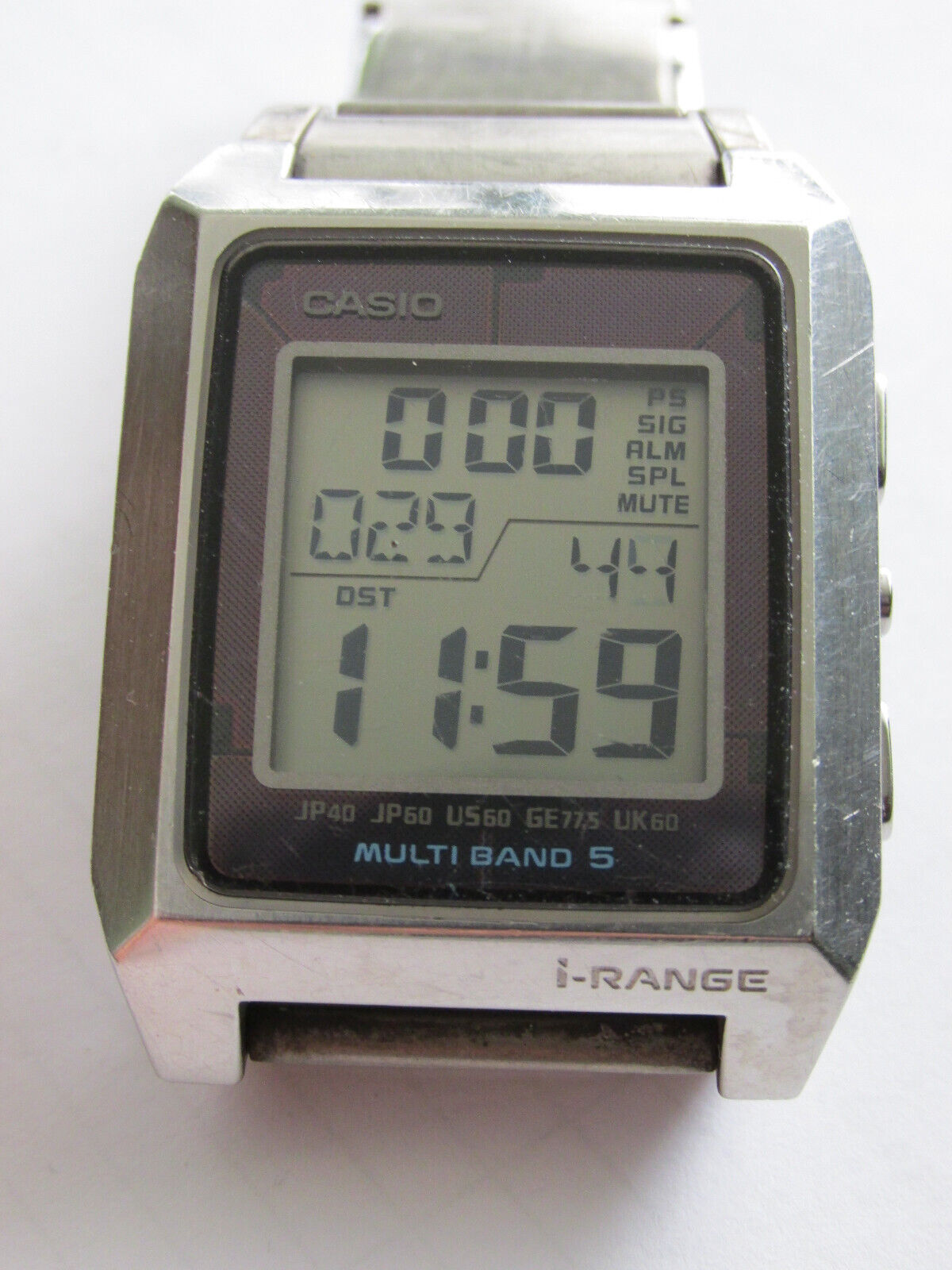 VINTAGE CASIO IRW-M200 WV-M401 i-RANGE TITANIUM MULTI BAND 5 SOLAR MADE IN  JAPAN | WatchCharts Marketplace