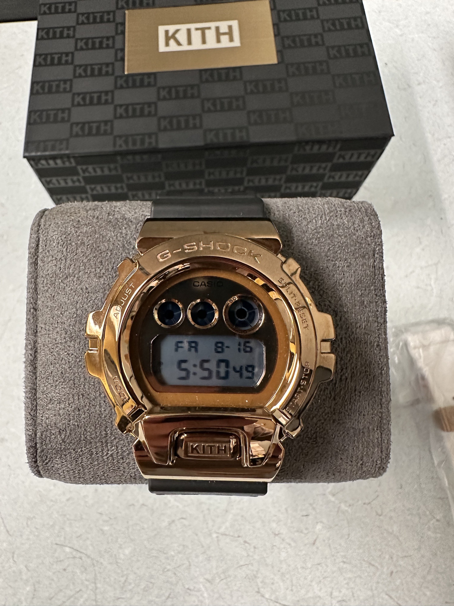 kith g shock 6900 gold