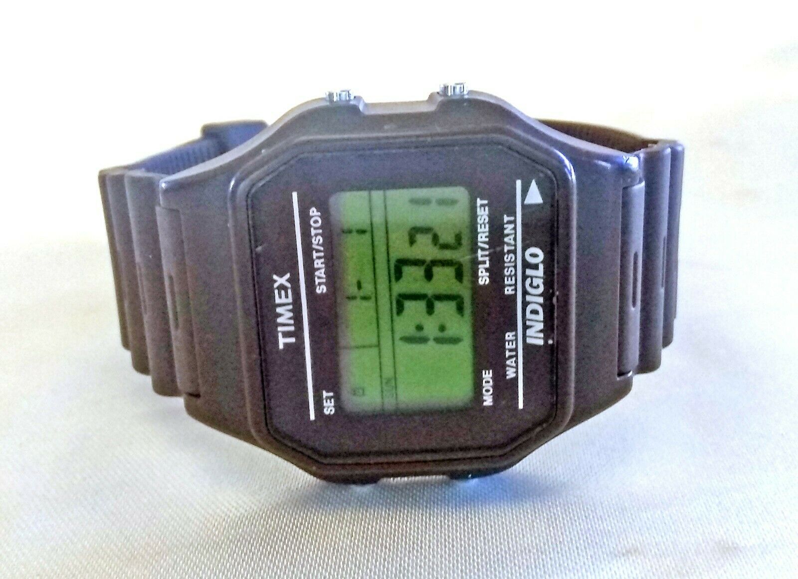 timex retro digital watch