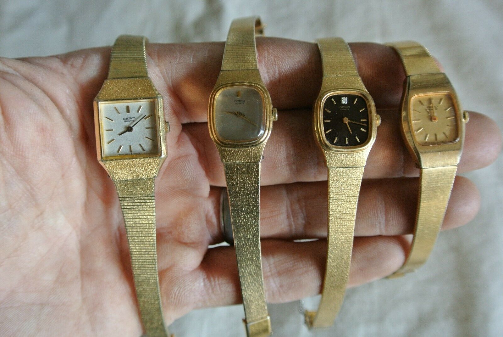 Vintage Seiko Quartz Gold Tone Ladies Womens Watch Lot of 4 Not Working WatchCharts Marketplace