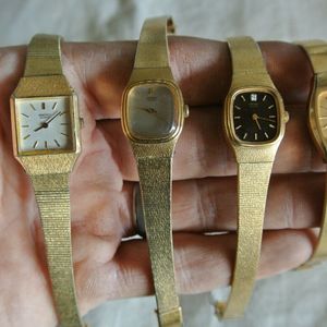 Vintage Seiko Quartz Gold Tone Ladies Womens Watch Lot of 4 Not Working |  WatchCharts