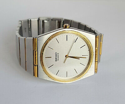 Beautiful Vintage 80 s SEIKO 9021 6000 Gold Plated Ultra Thin