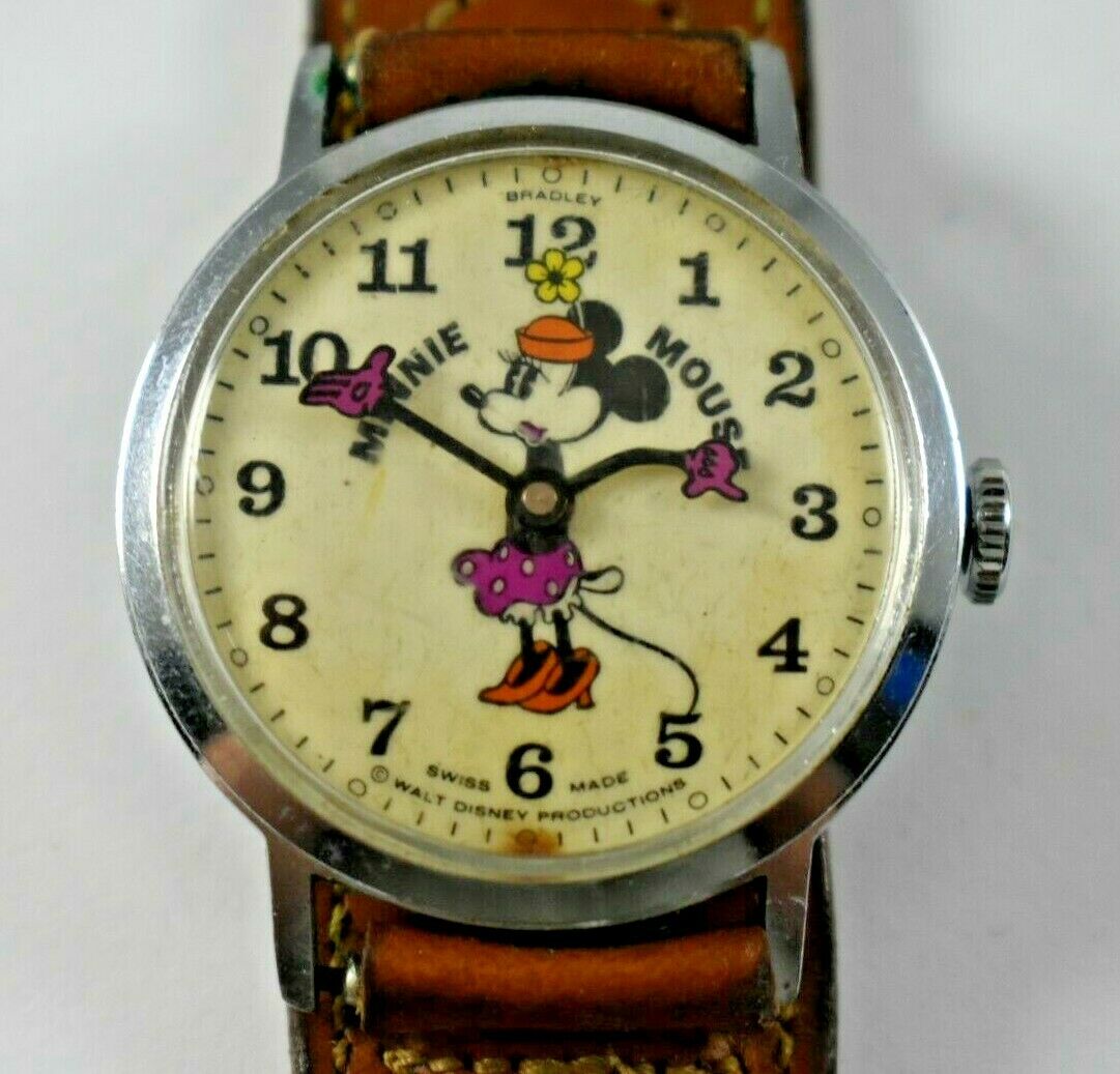 Vintage minnie best sale mouse watch