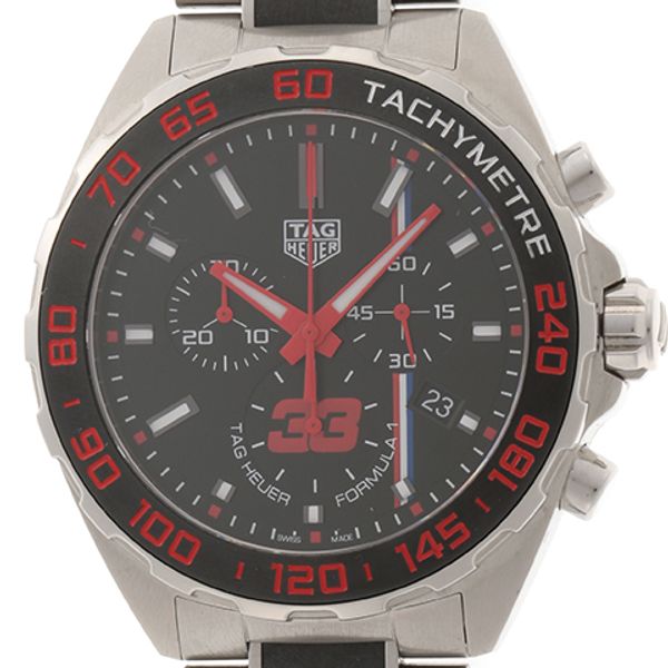 TAG HEUER Formula 1 Max Verstappen Special Edition Quartz Black Dial ...