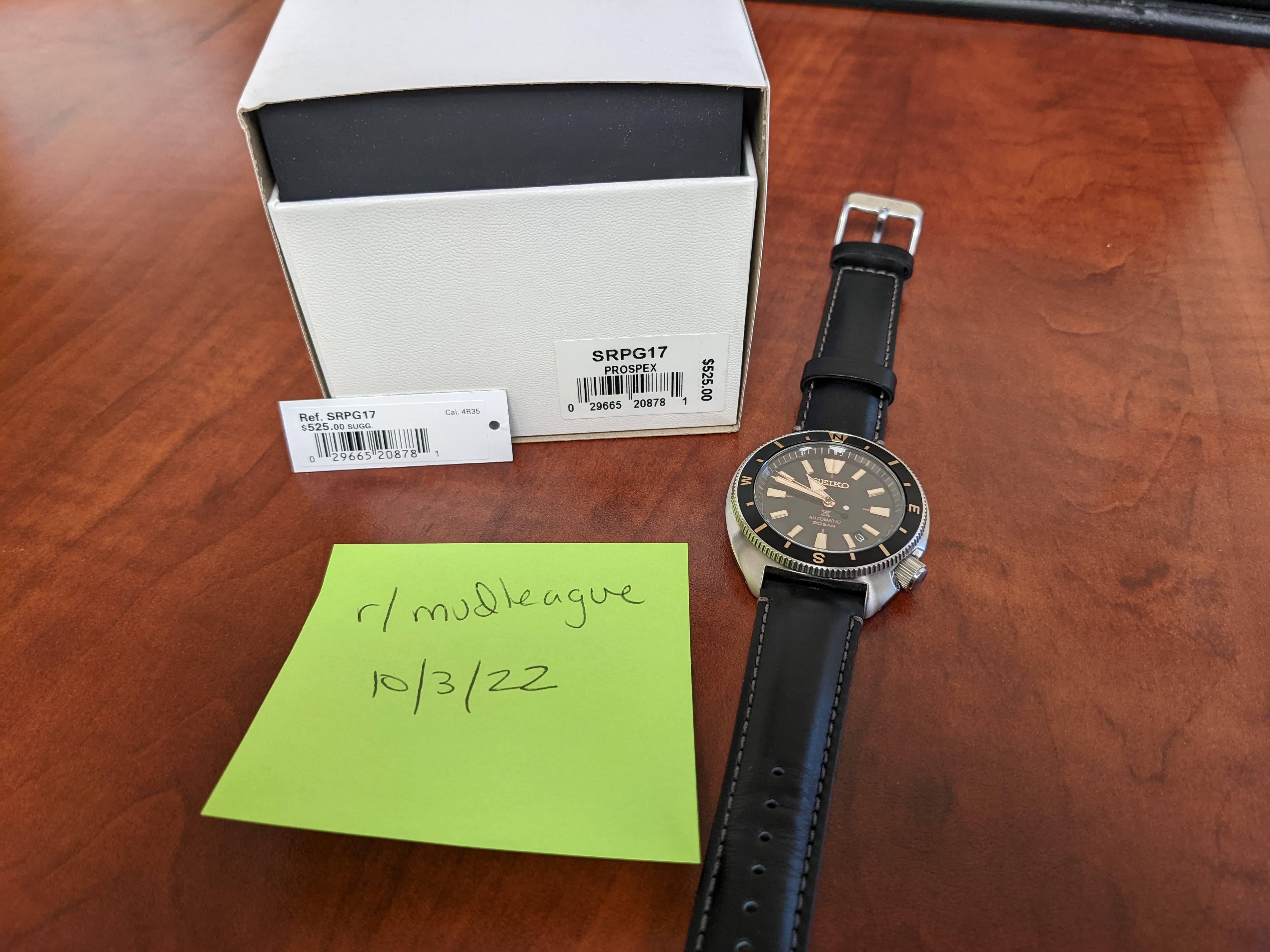 WTS] Seiko SRPG17 Land Tortoise | WatchCharts