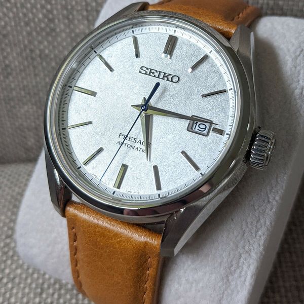 Seiko Presage SARX055 White Baby GS Snowflake Automatic Watch | WatchCharts