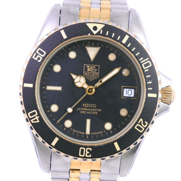 [TAG HEUER] TAG Heuer Professional 1000 Series 980.020L Stainless Steel x Gold Plated Quartz Men