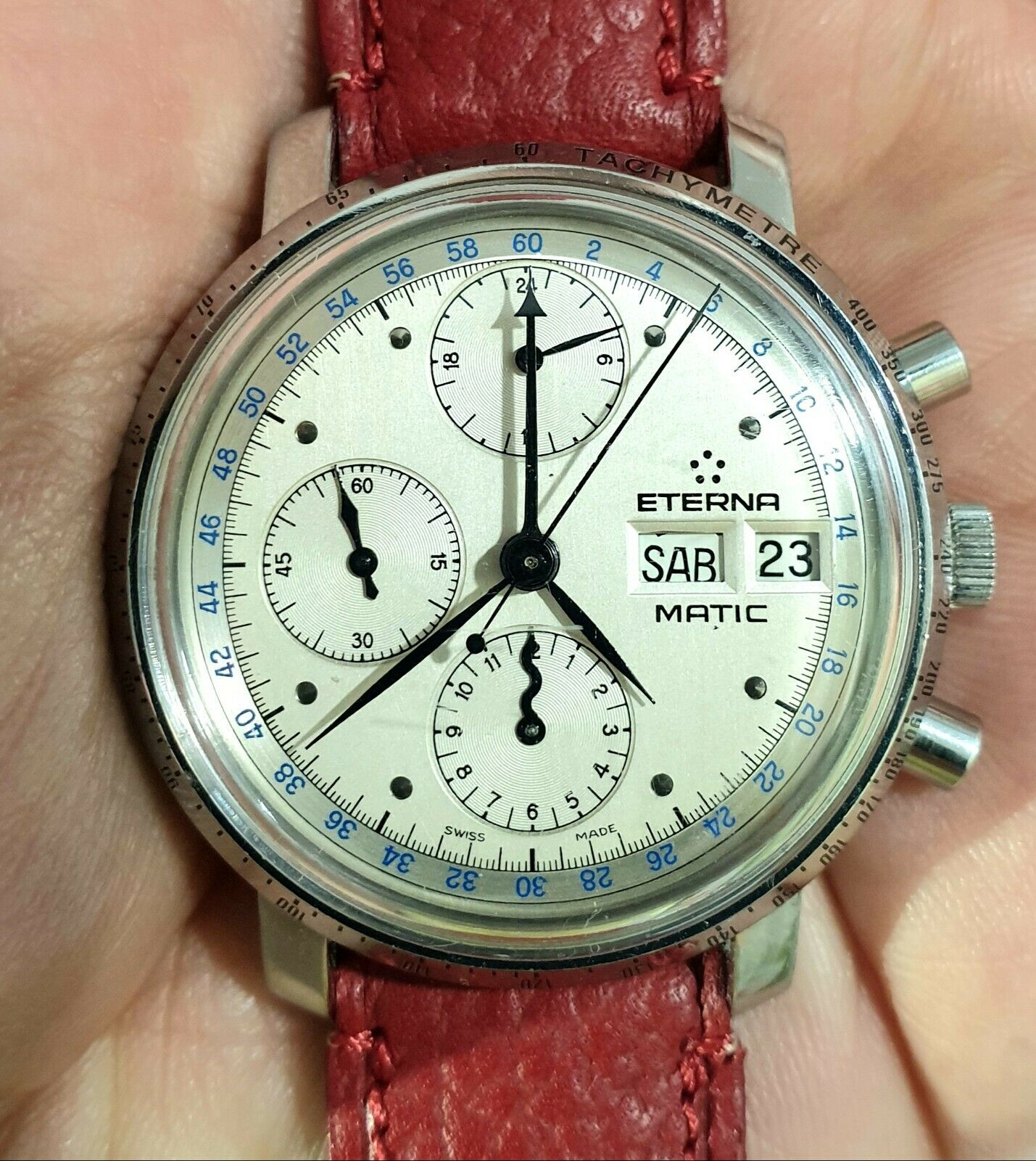 Eterna-Matic - Chronograph Automatic Cal. Lemania 5100 REF 