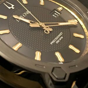 Bulova Black Special Grammy Edition 44mm 98B303 Mesh Bracelet Mens