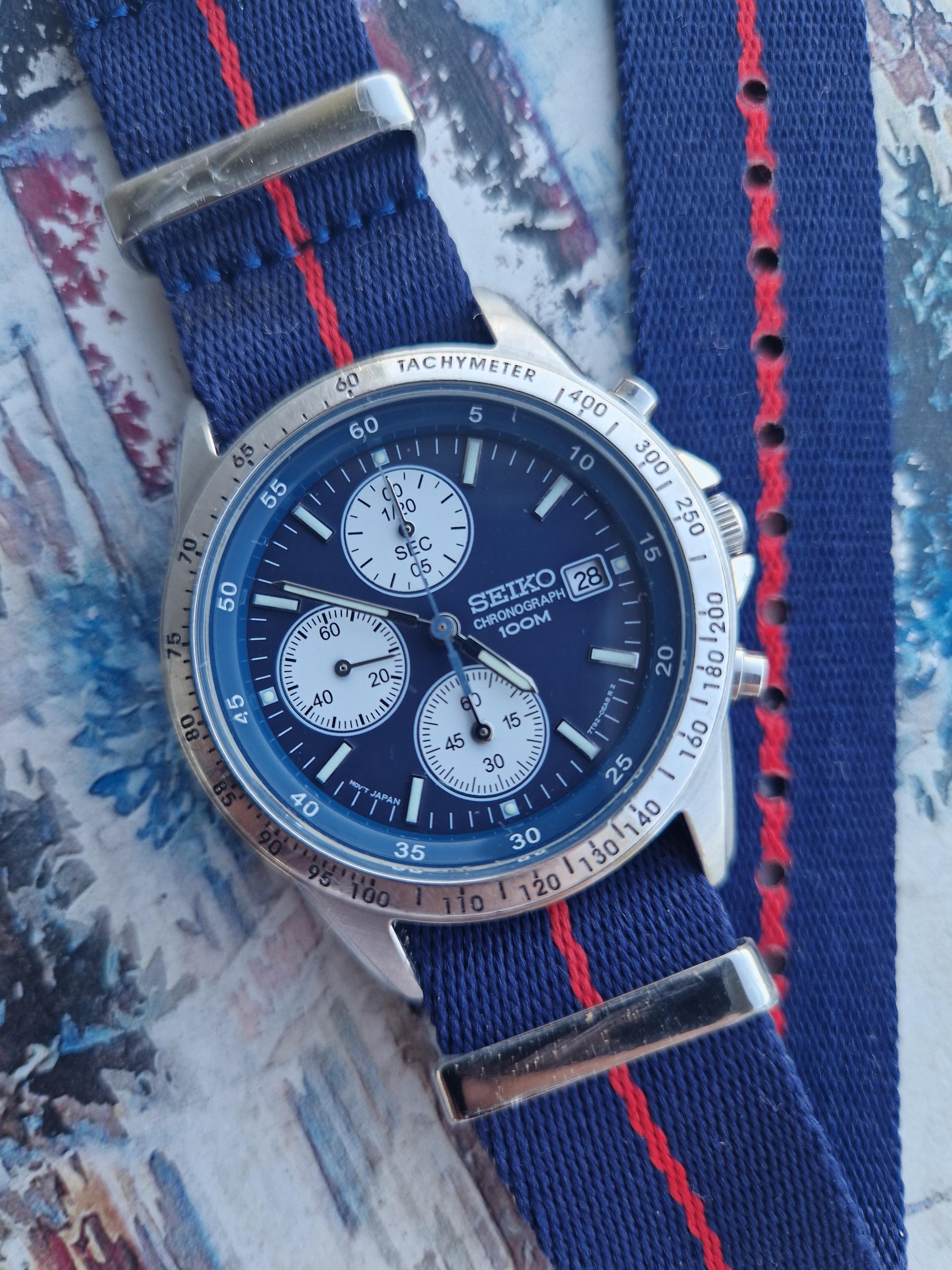 Seiko reverse panda hot sale