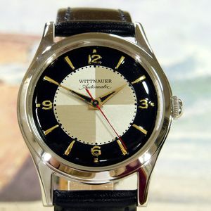 1950 s Vintage WITTNAUER AUTOMATIC Stunning 2 Tone Dial Serviced 1950 s Vintage WITTNAUER AUTOMATIC Stunning 2 Tone Dial Serviced