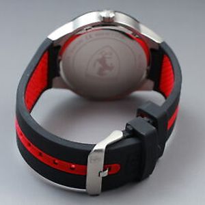 NEAR MINT] FERRARI S.F. CHRONO SF27.1.34.0499 RED DIAL QUARTZ
