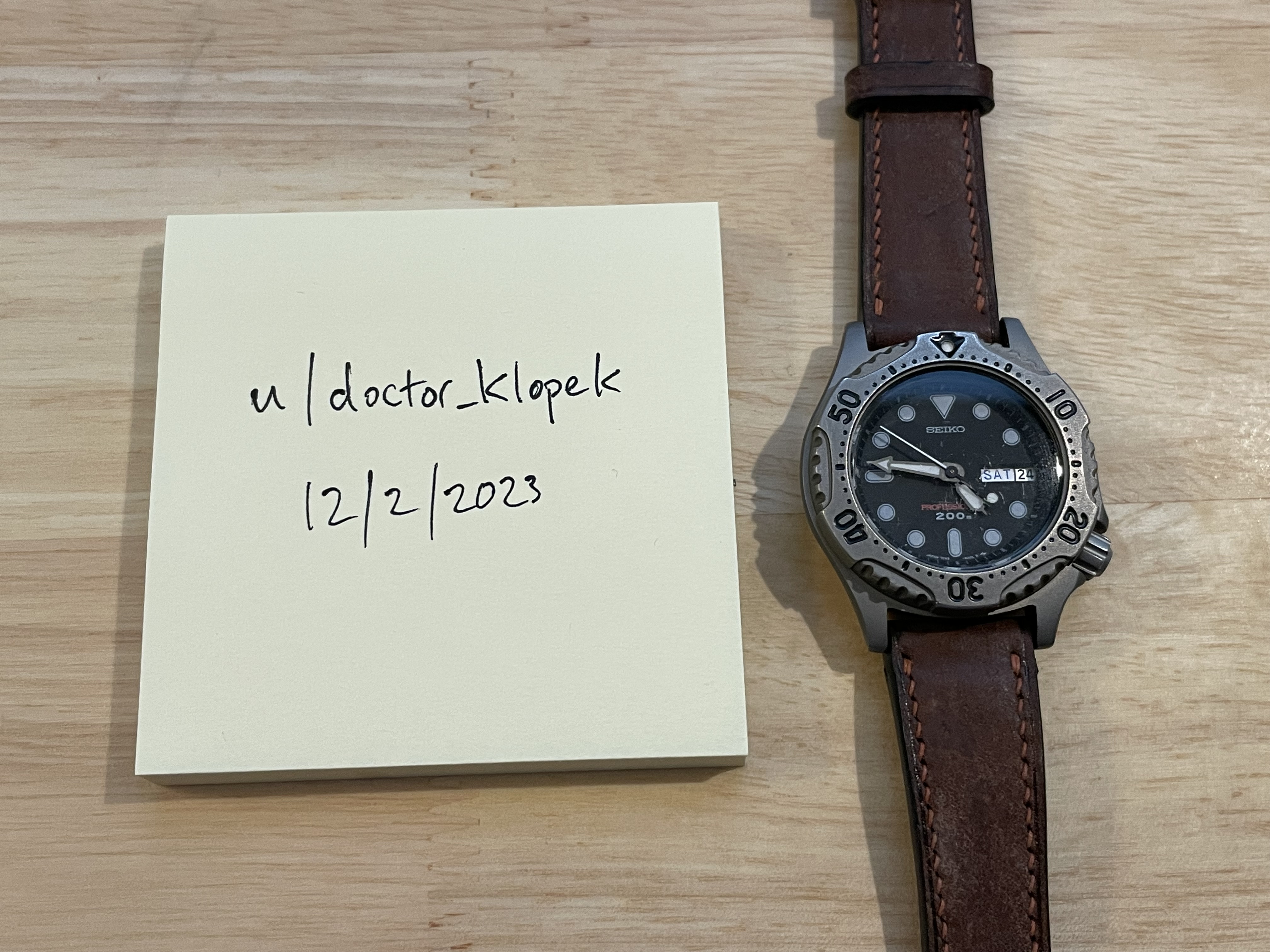 WTS Seiko 7C43 6A10 Titanium WatchCharts Marketplace