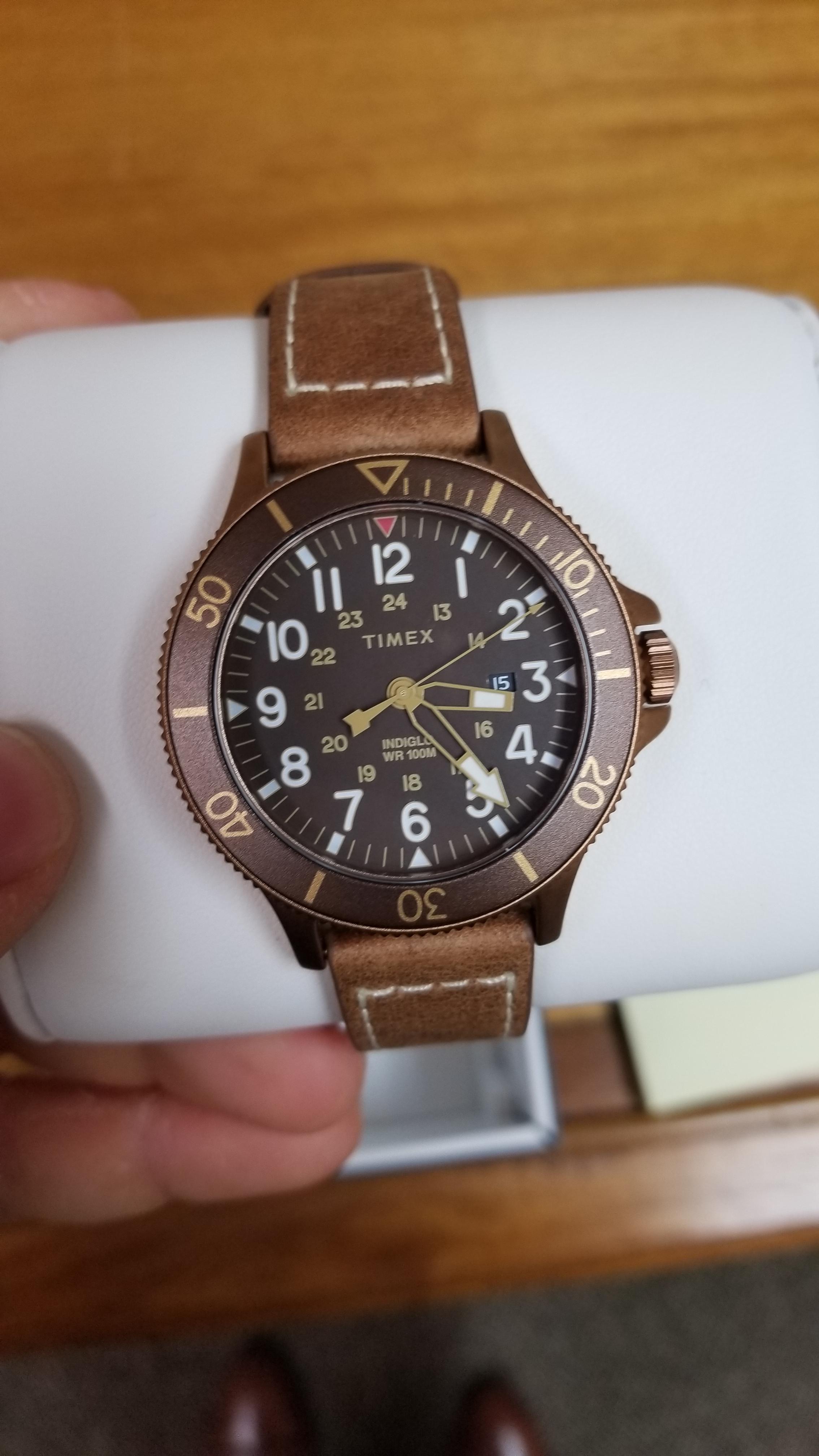 timex allied coastline bronze