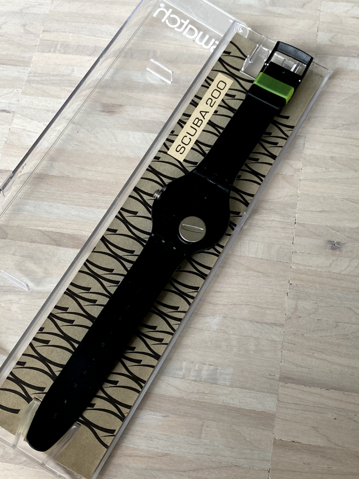 Swatch Scuba, Black Shark SDB105, New & Unworn from 1995