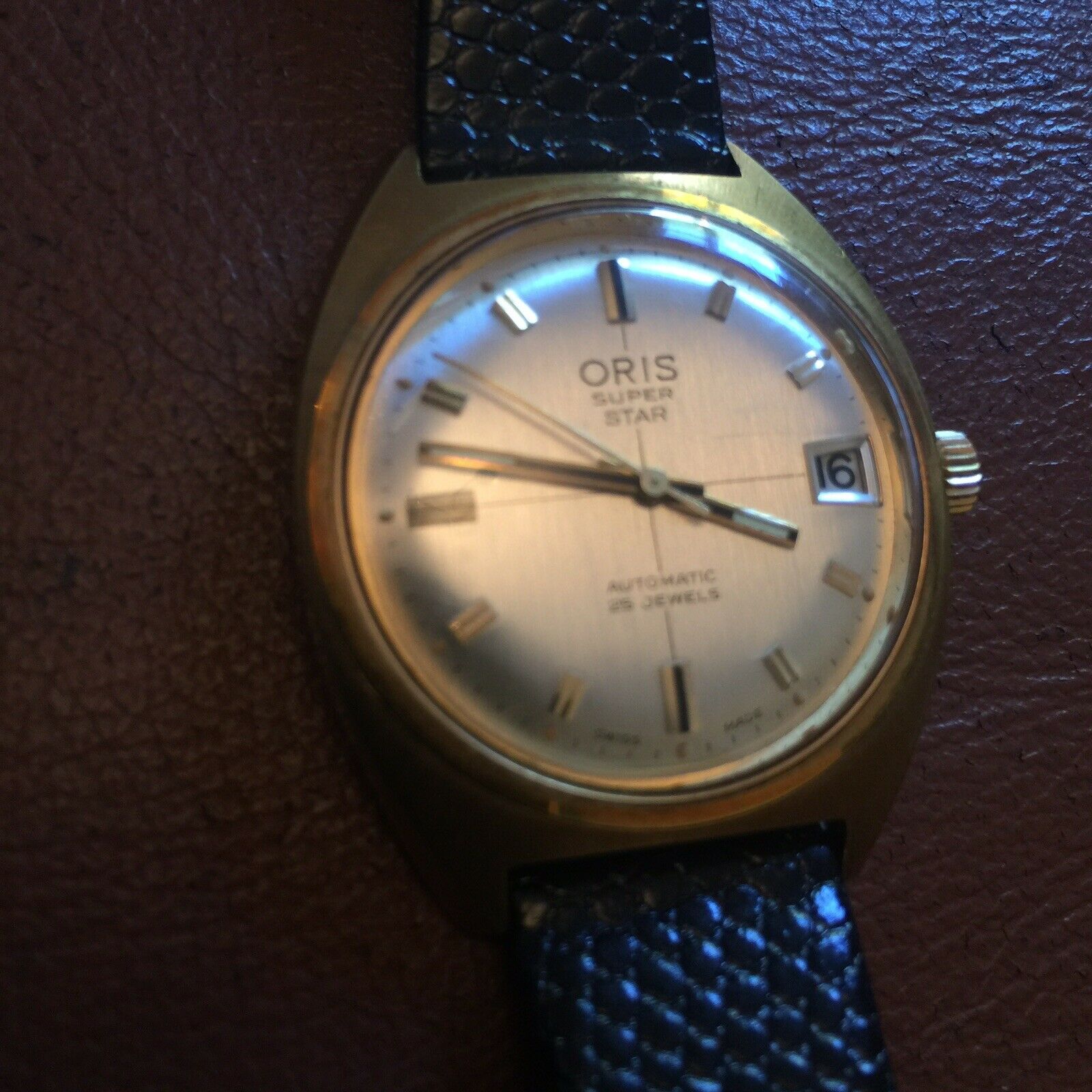 Oris Super Star Automatic Vintage Mens Date Watch 25 Jewels 1960