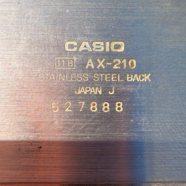 Vintage CASIO 118 AX-250 Melody Alarm Chrono JAPAN 80â s LCD Digital ...