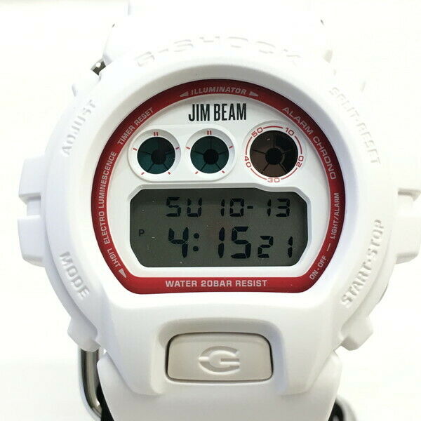 CASIO G-SHOCK Jim Beam collab 2019 Limited to 1000 DW-6900 White