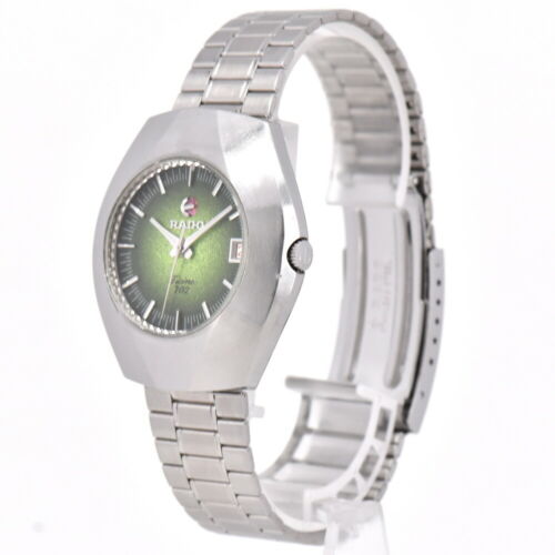 Auth RADO Ticino 702 Automatic Date Green gradation Dial Men