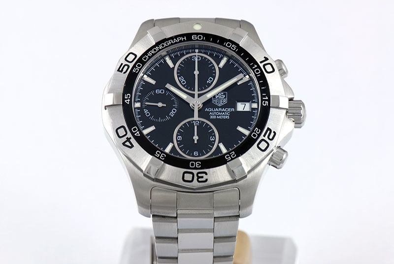 FS Tag Heuer Aquaracer Automatic Chronograph black dial CAF2110