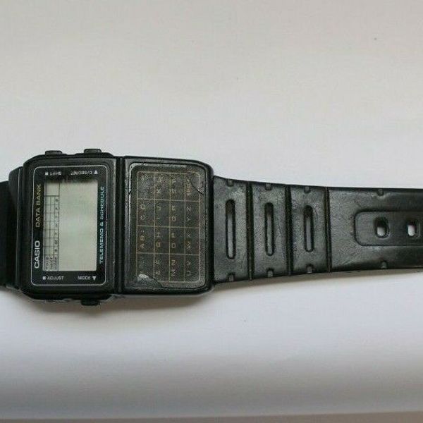 CASIO DATA BANK TELEMEMO & SCHEDULE CALCULATOR 676 DBC61 JAPAN T WRIST