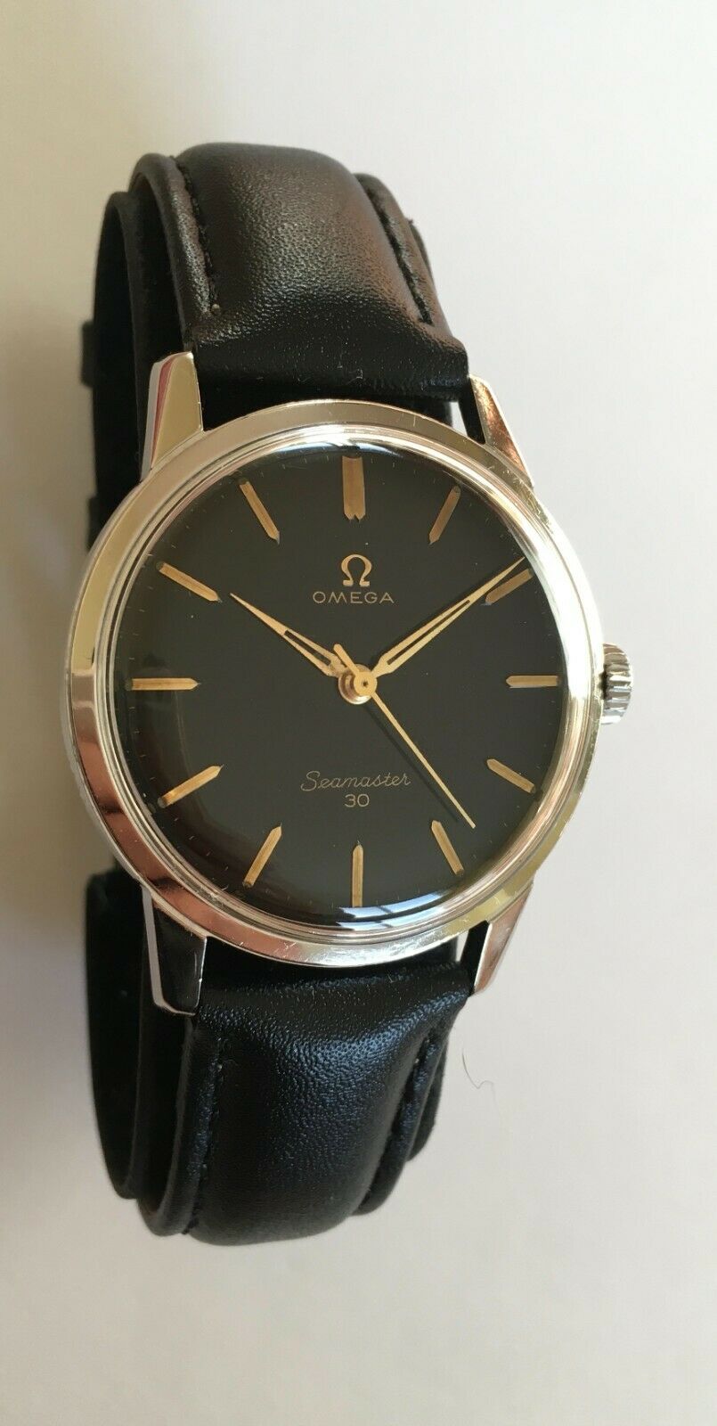 Vintage Omega Seamaster 30 Watch BLACK DIAL 1964 Cal. 286 Ref. 135.007 ...