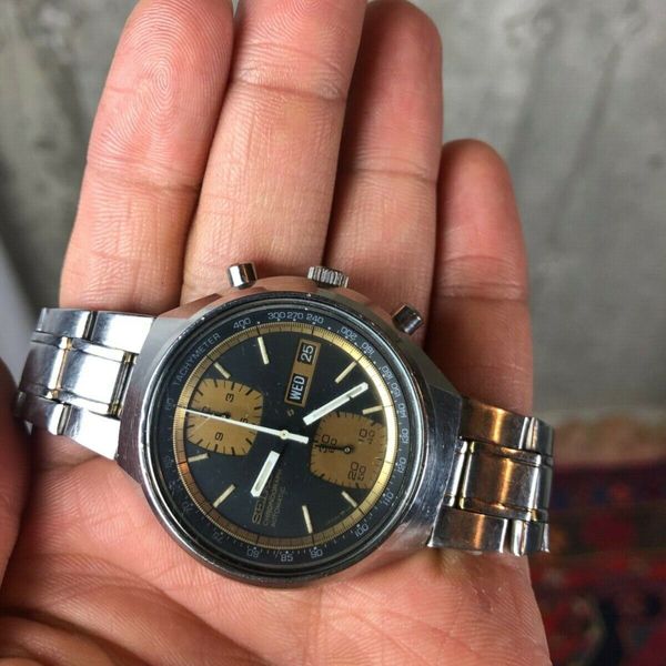 Seiko 6138 8039 JPS John Player Special Chronograph Black Gold Race ...