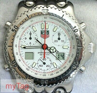 TAG Heuer Mens SEL Ana Digi Chronograph CG1111 0 WatchCharts