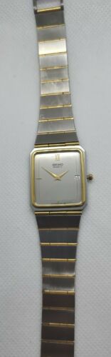 Seiko Men's Dress Watch Two Tone 9029-5009 Five Jewels - New