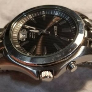 Mans Seiko 6A32-00P0 Perpetual Calendar Wrist watch | WatchCharts