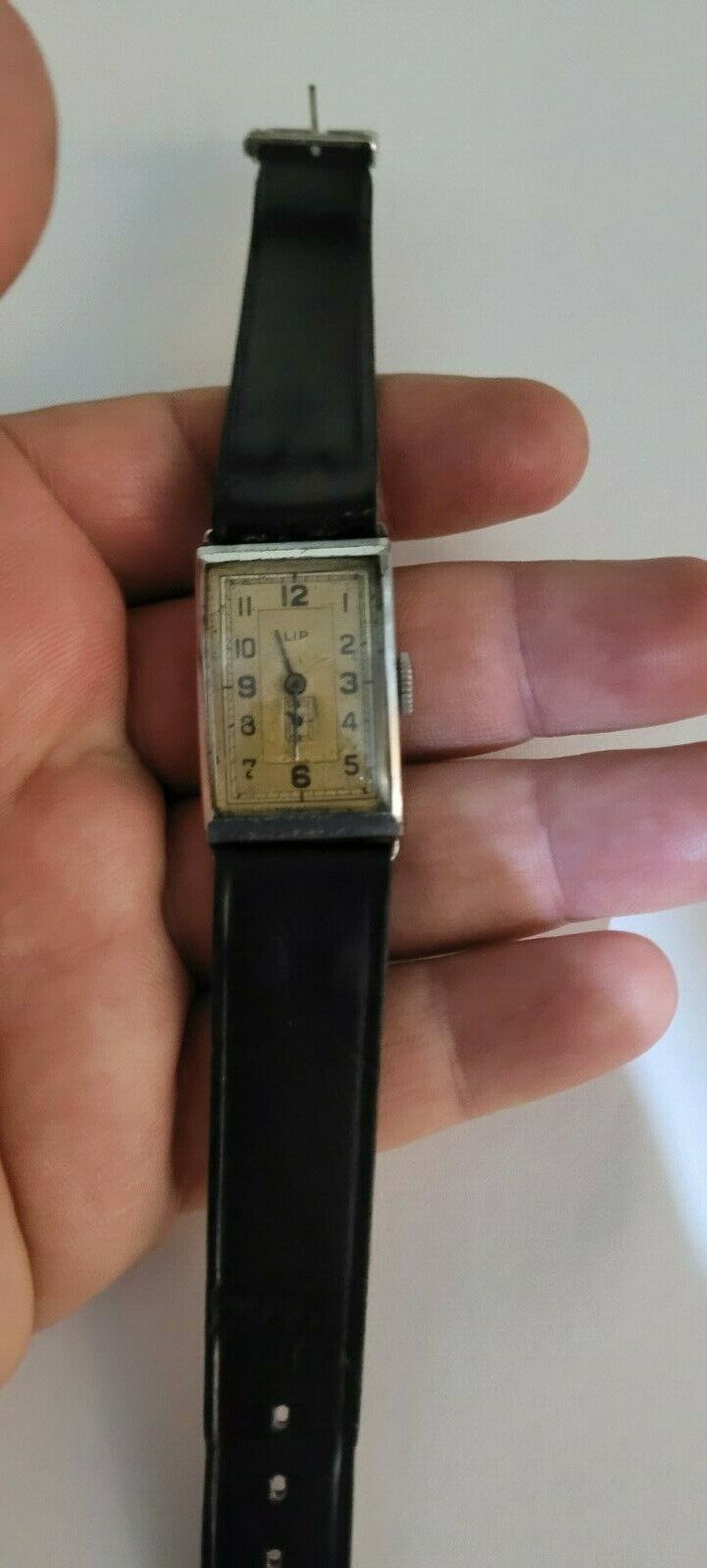 MONTRE LIP T18 WATCH TANK DEUX TONS MECANIQUE Art Deco 1940