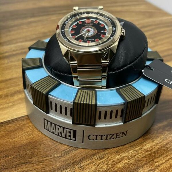 Tony Stark New Marvel Citizen Marvel Watch AW1013-59W limited # 1234/ ...