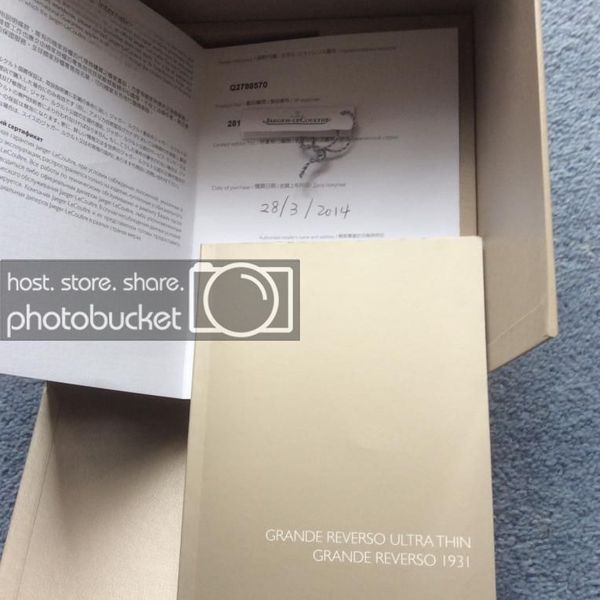 FS JLC reverso Ultrathin 1931 (UK) | WatchCharts Marketplace