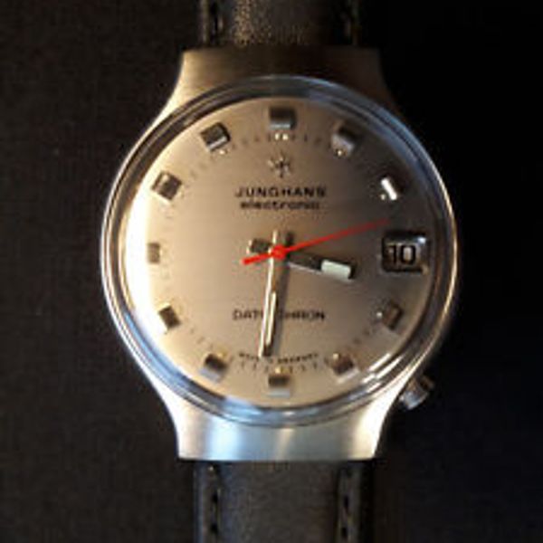 【送 料 無 料】 junghans dato data chron electronic fully functional
