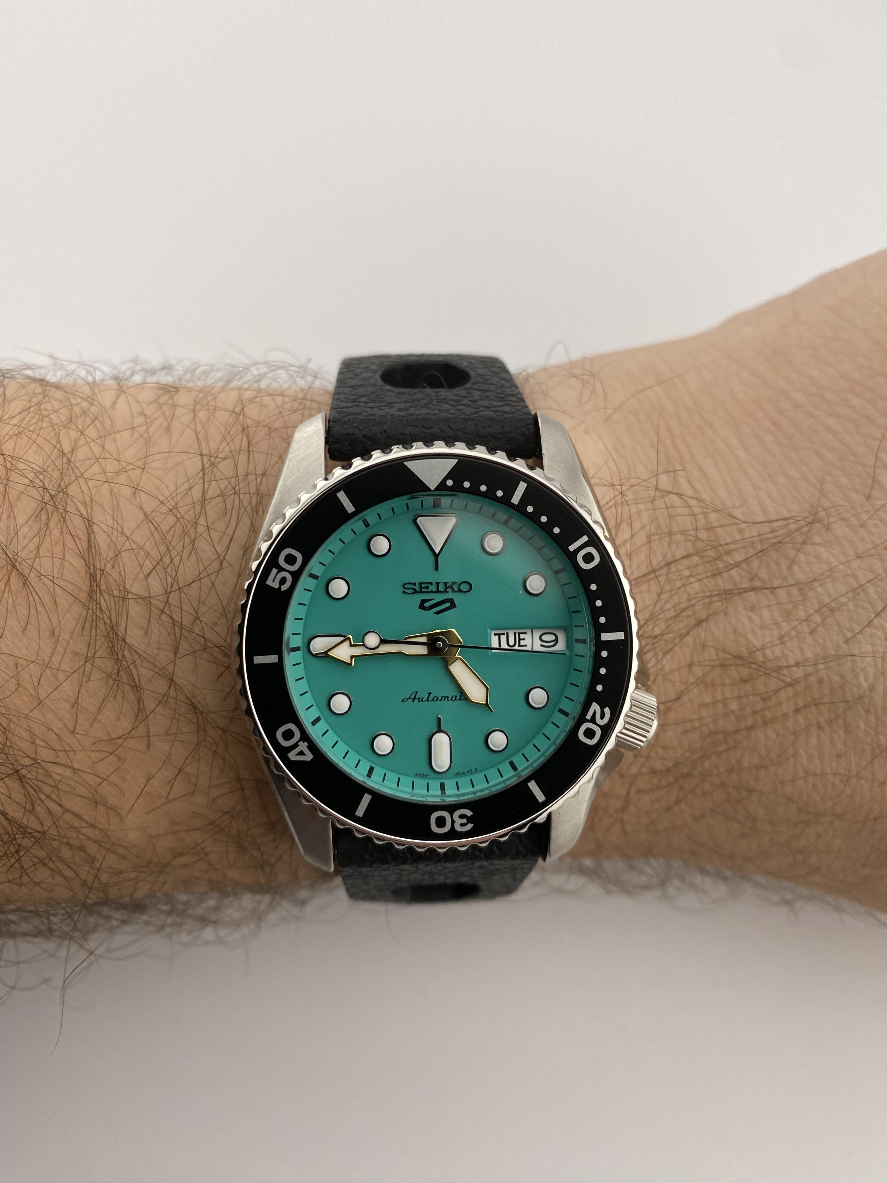 WTS] Like New Seiko SRPK33K1 SKX mid size Teal | WatchCharts