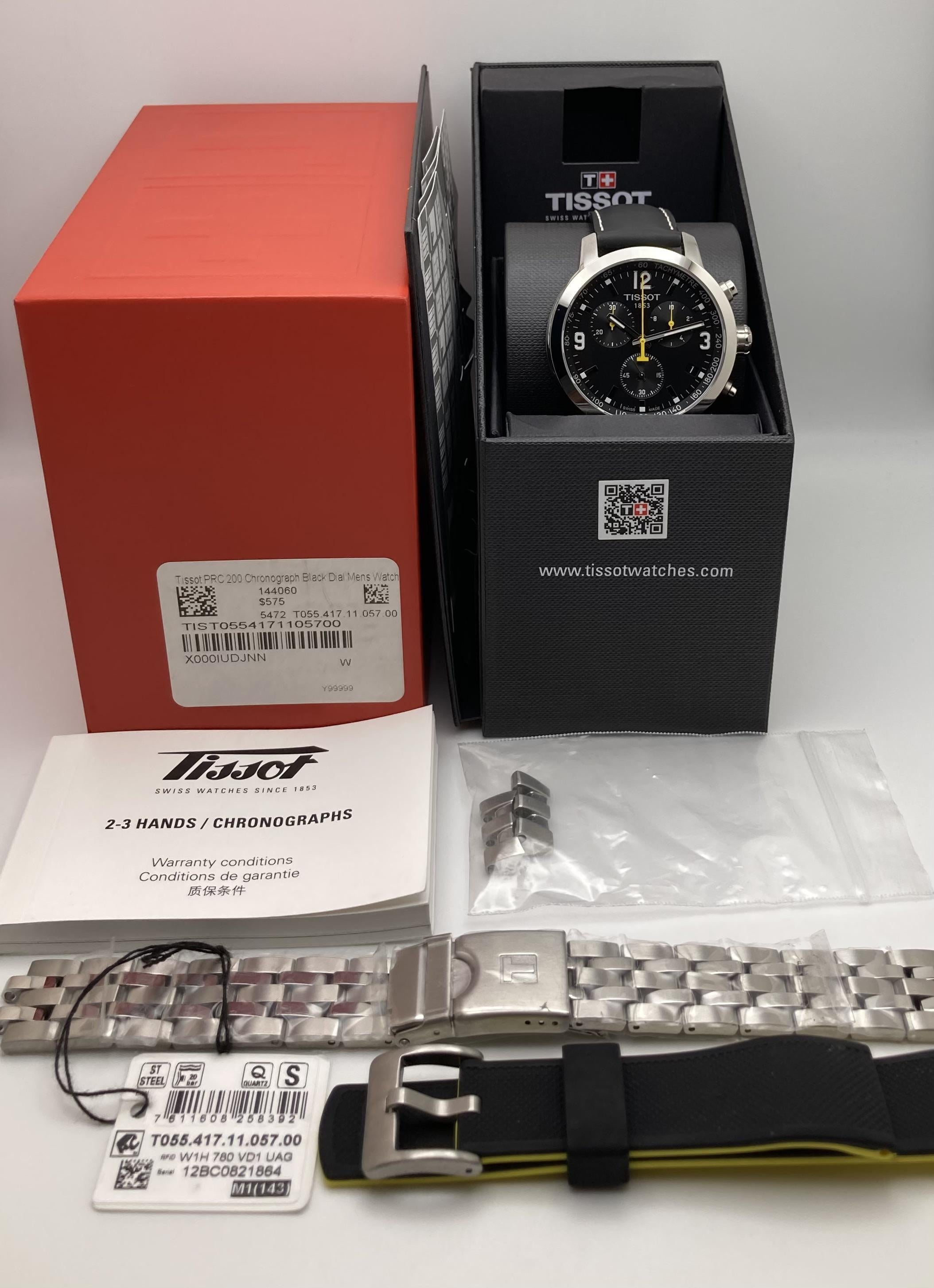 WTS PRICE DROP 350 Tissot PRC200 Ref. T055.417.11.057.00